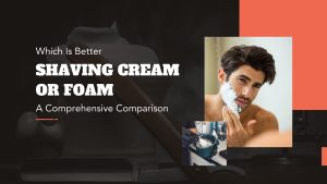 shaving foam or cream